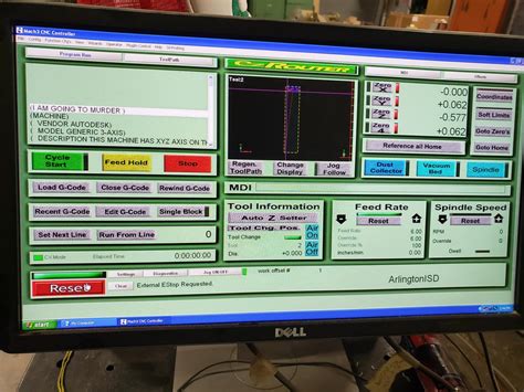 cnc router parts external estop requested|mach3 external estop requested.